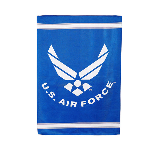 Embossed Suede Flag, House Size, Air Force