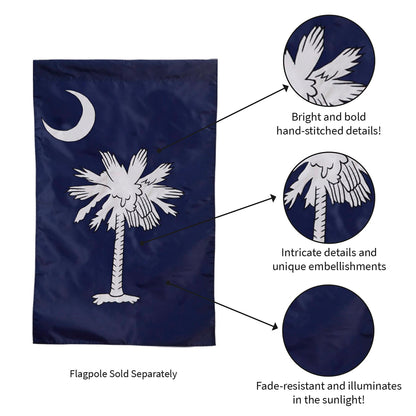 South Carolina House Applique Flag