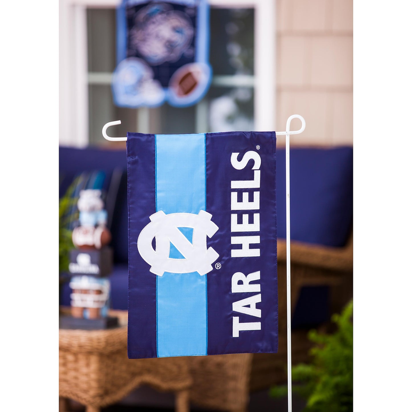 University of North Carolina Embellished Garden Flag