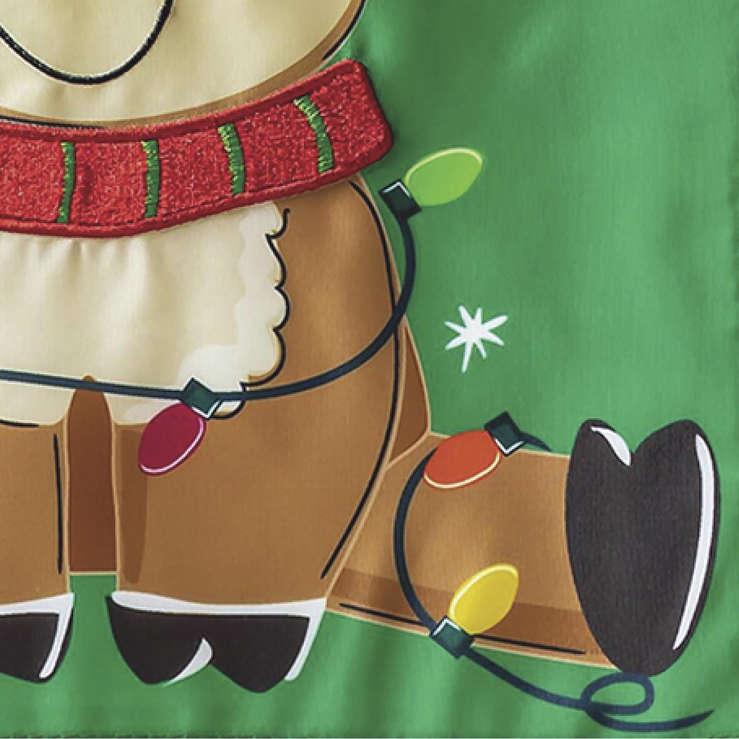 Merry Christmas to All Applique Garden Flag