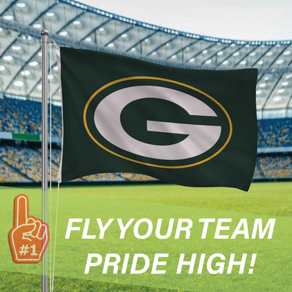 Green Bay Packers Single Sided Estate Flag with 2 Grommets, 3'x5'
