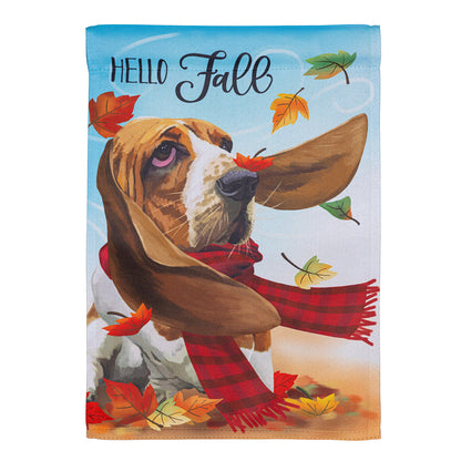 Falls A Breeze Suede Garden Flag