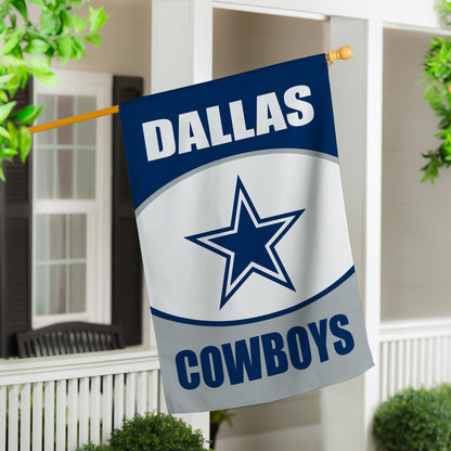 Dallas Cowboys Suede Flag, House