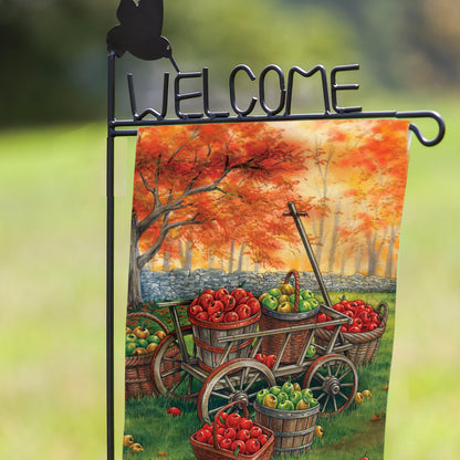 Hummingbird Welcome Garden Flag Stand
