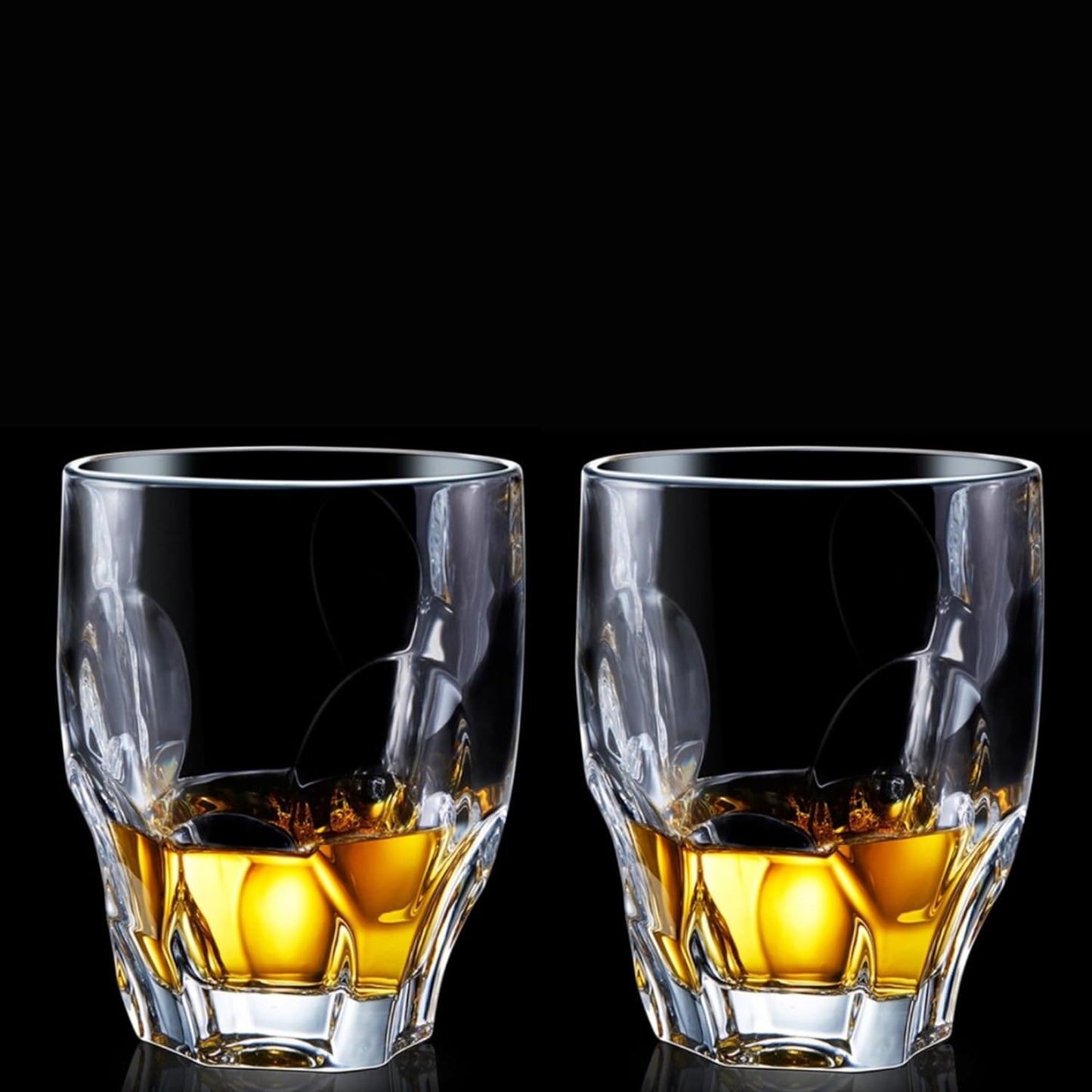 Whiskey Glasses 10oz Premium Scotch Glasses Set of 2- Old Fashioned Whiskey
