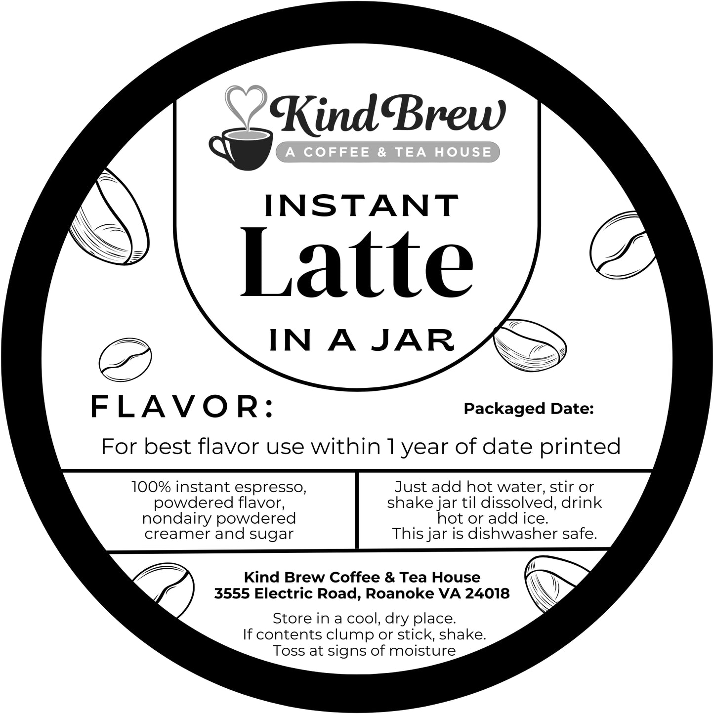 Kind Brew Instant Latte in a Jar