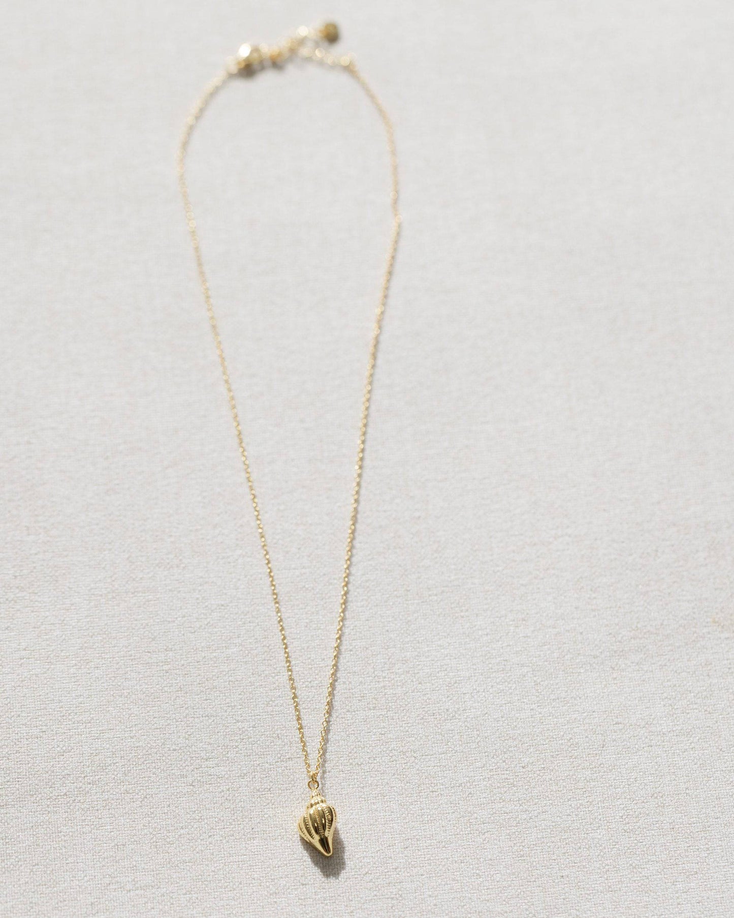 Gold Conch Shell Necklace