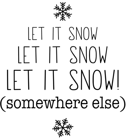 Humorous Winter Laser Engraved Sleeves