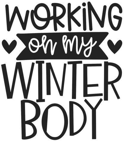 Humorous Winter Laser Engraved Sleeves