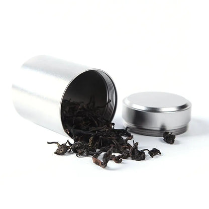 Portable Aluminum Coffee & Tea Airtight Travel Caddy