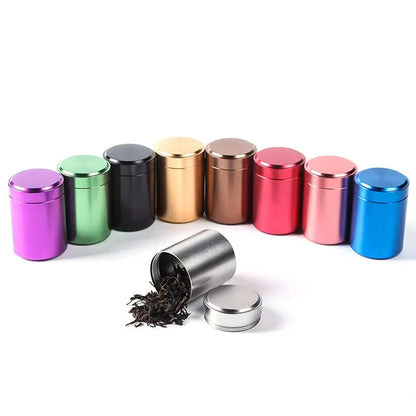 Portable Aluminum Coffee & Tea Airtight Travel Caddy