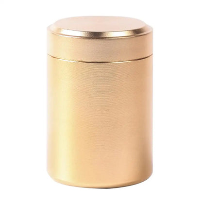 Portable Aluminum Coffee & Tea Airtight Travel Caddy