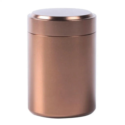 Portable Aluminum Coffee & Tea Airtight Travel Caddy