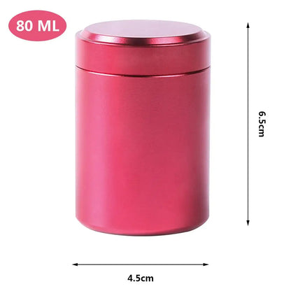 Portable Aluminum Coffee & Tea Airtight Travel Caddy