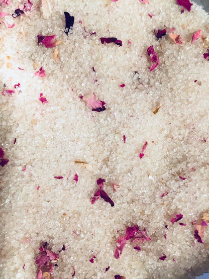 Rose Petal infused artisan culinary sugar