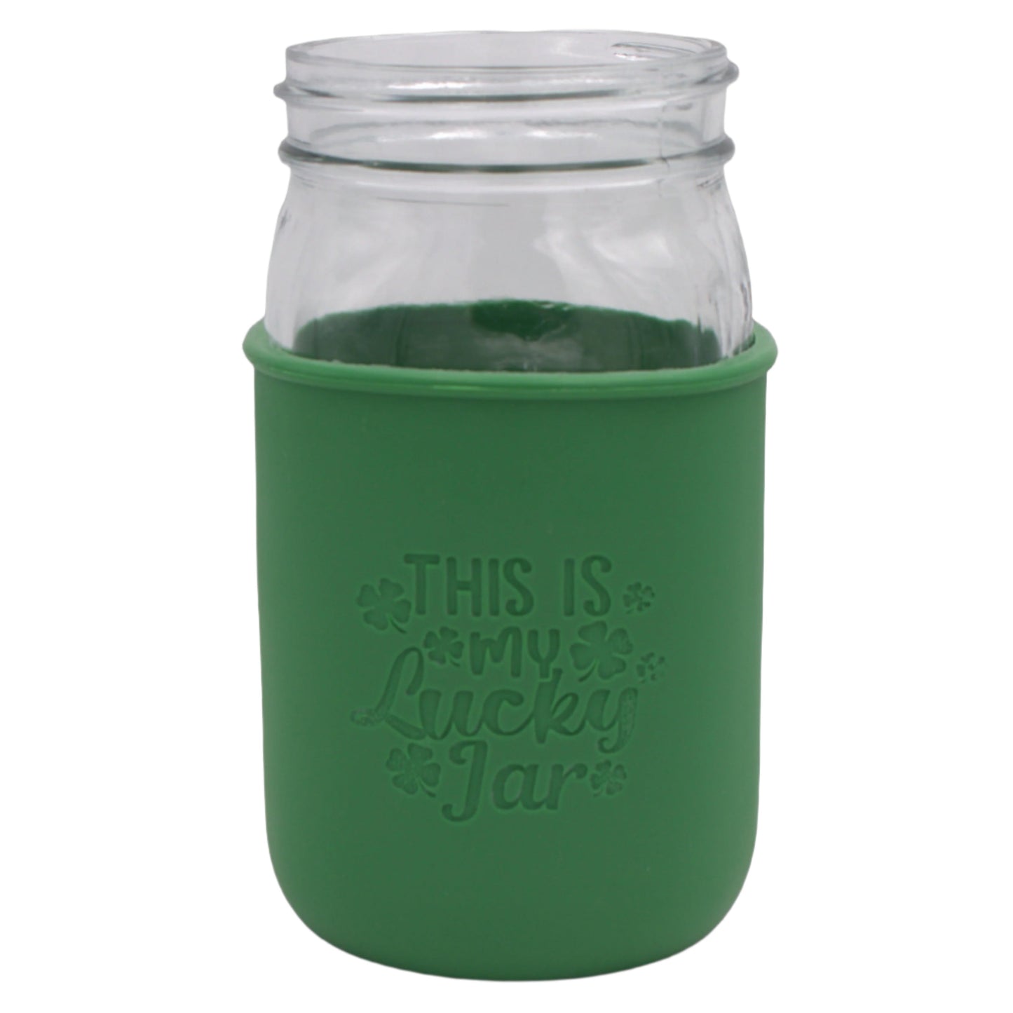 "This is My Lucky Jar" *Limited Edition* St Patrick's Day Laser Engraved Quart Sleeve