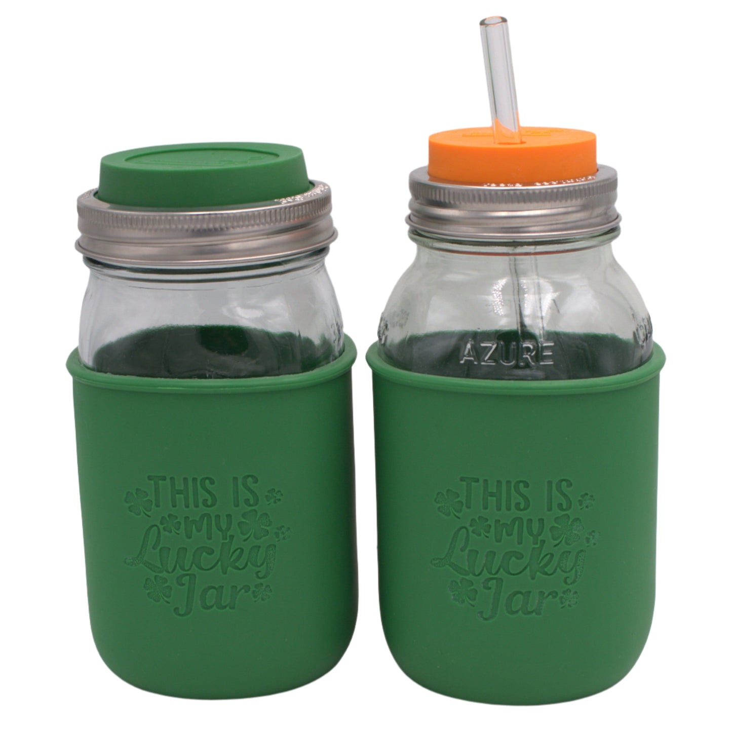 "This is My Lucky Jar" *Limited Edition* St Patrick's Day Laser Engraved Quart Sleeve