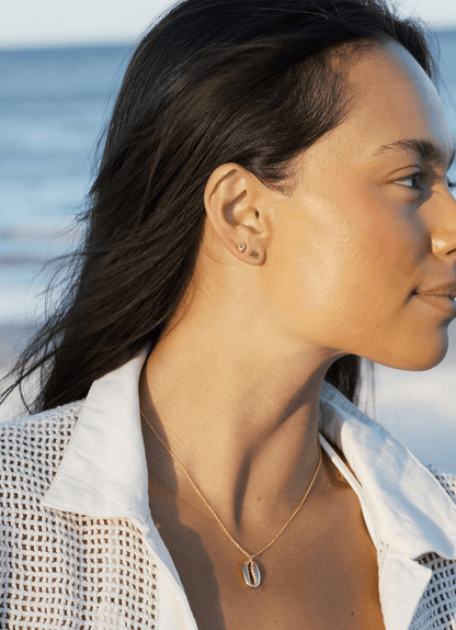 Gold Cowrie Necklace