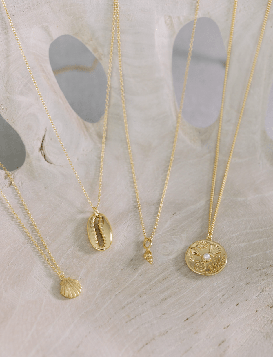 Gold Crystal Cross Necklace