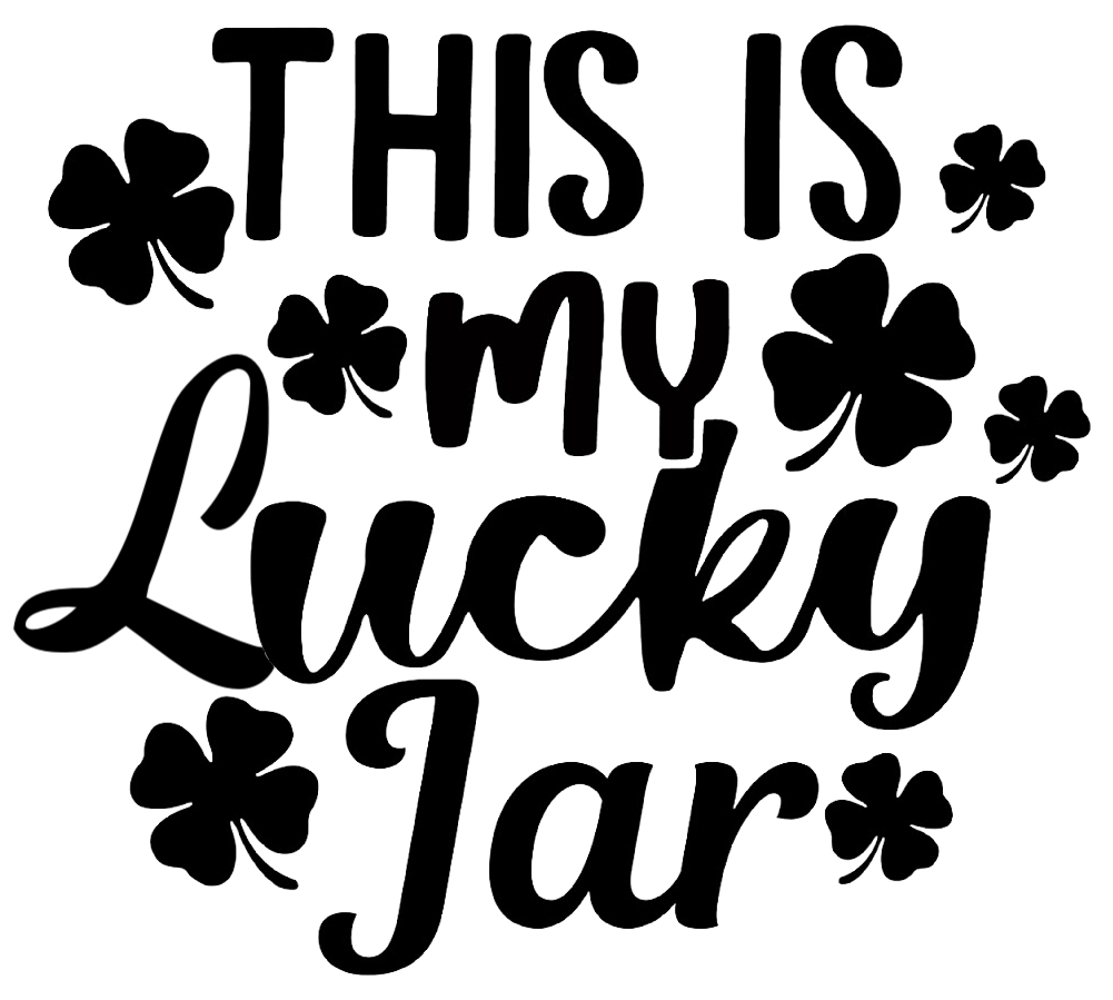 "This is My Lucky Jar" *Limited Edition* St Patrick's Day Laser Engraved Quart Sleeve