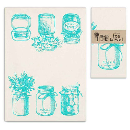 Mason Jar Tea Towel