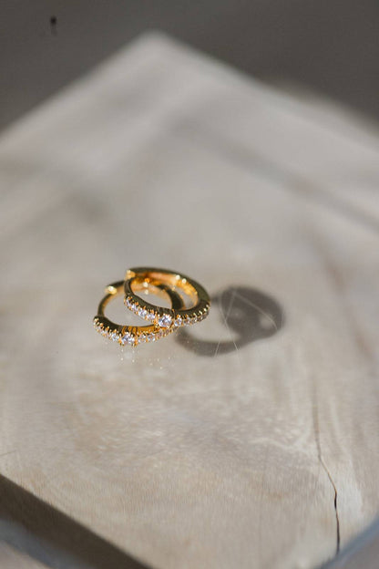 Dainty Crystal Huggies