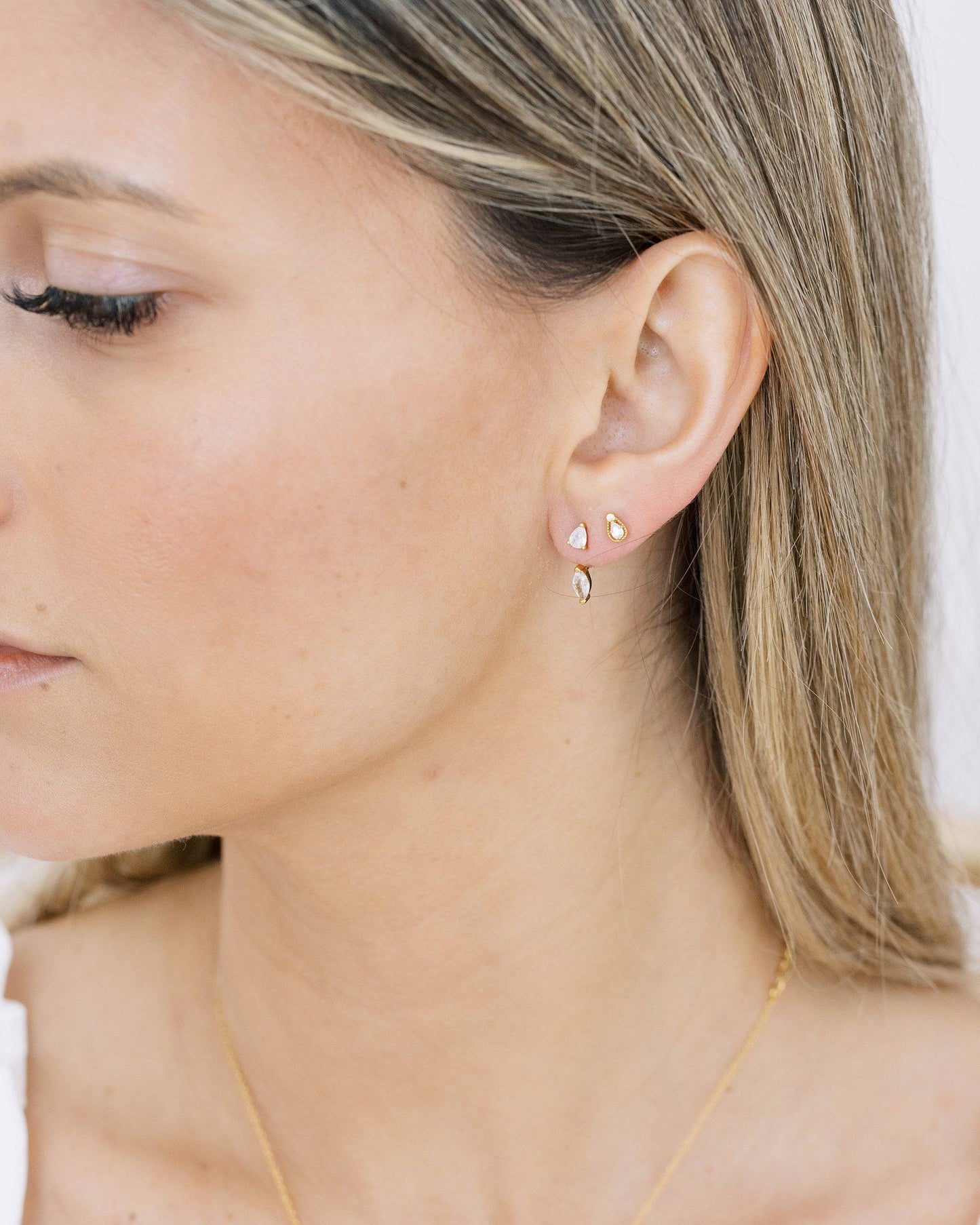 Crystal Jacket Studs