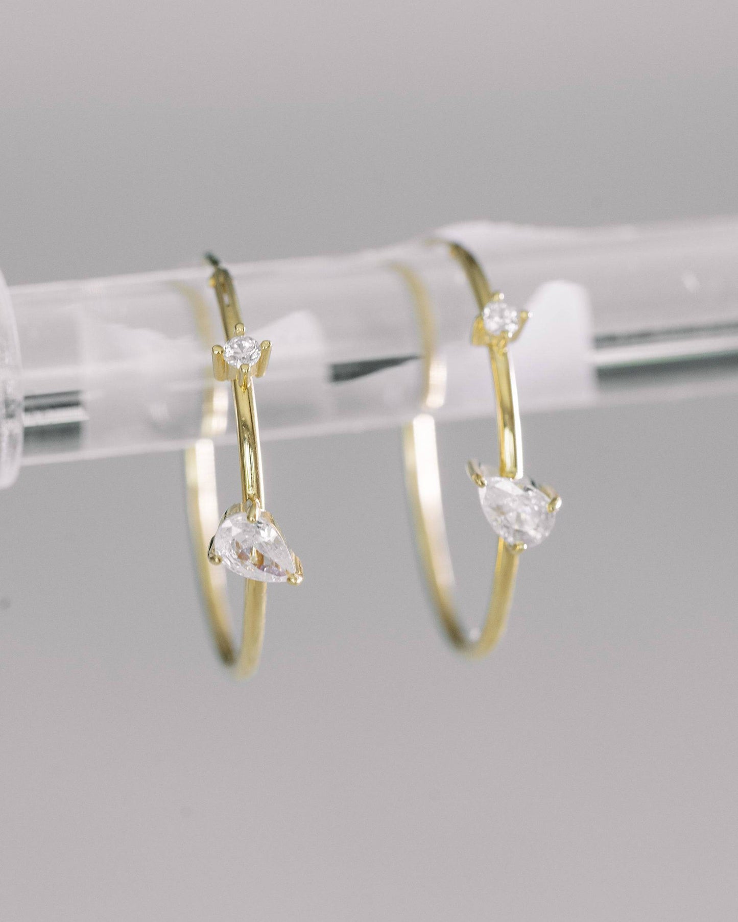 Crystal Hoops