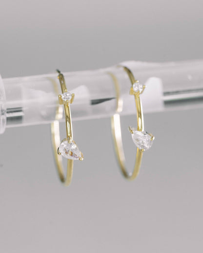Crystal Hoops