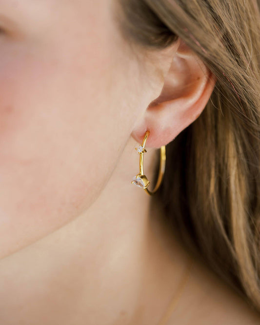 Crystal Hoops