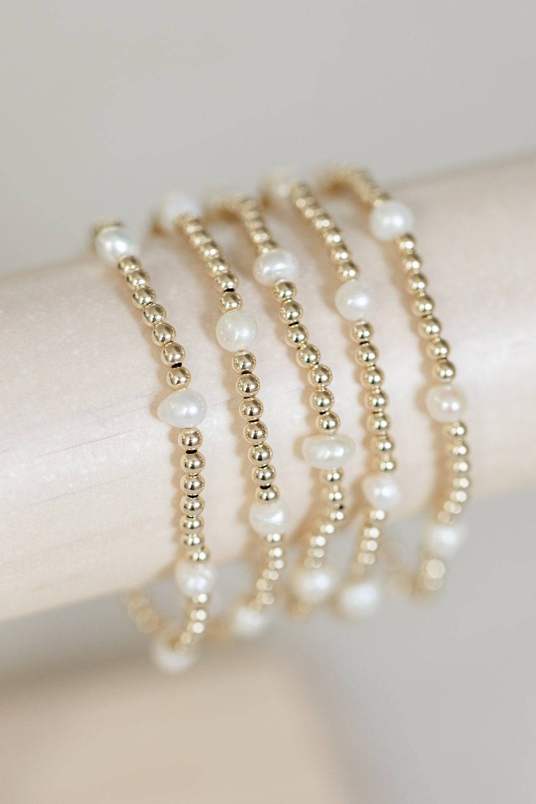3mm pearl satellite bracelet