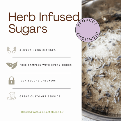 Lemon Peel infused artisan culinary sugar