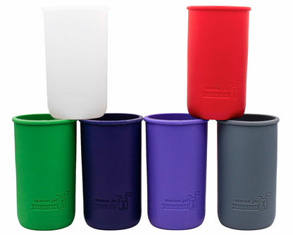 Silicone Sleeve for Pint &amp; Half 24oz Ball Mason Jars
