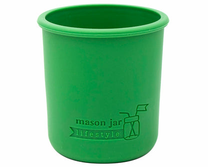 Silicone Sleeve for Regular Mouth Half Pint 8oz Mason Jars
