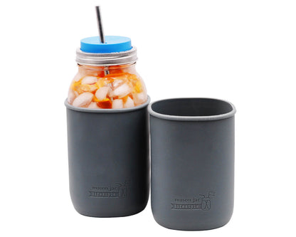 Silicone Sleeve for Half Gallon 64oz Mason Jars
