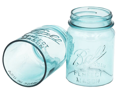Hand Cut Open Bottom Mason Jar for Lighting Shade or Crafts