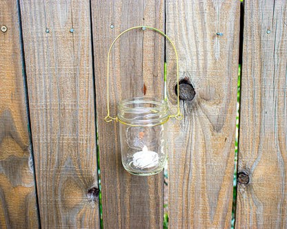 Gold Wire Handles for Mason Jars 6 Pack