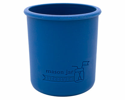 Silicone Sleeve for Regular Mouth Half Pint 8oz Mason Jars