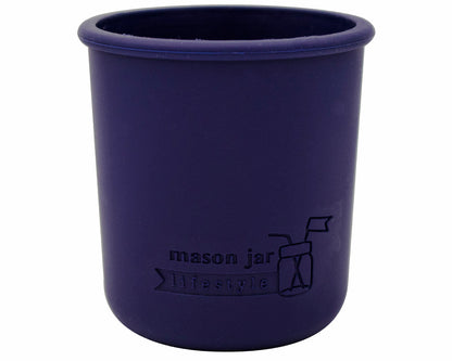 Silicone Sleeve for Regular Mouth Half Pint 8oz Mason Jars