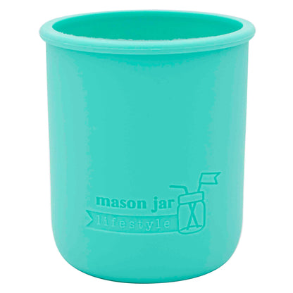 Silicone Sleeve for Wide Mouth Pint 16oz Mason Jars