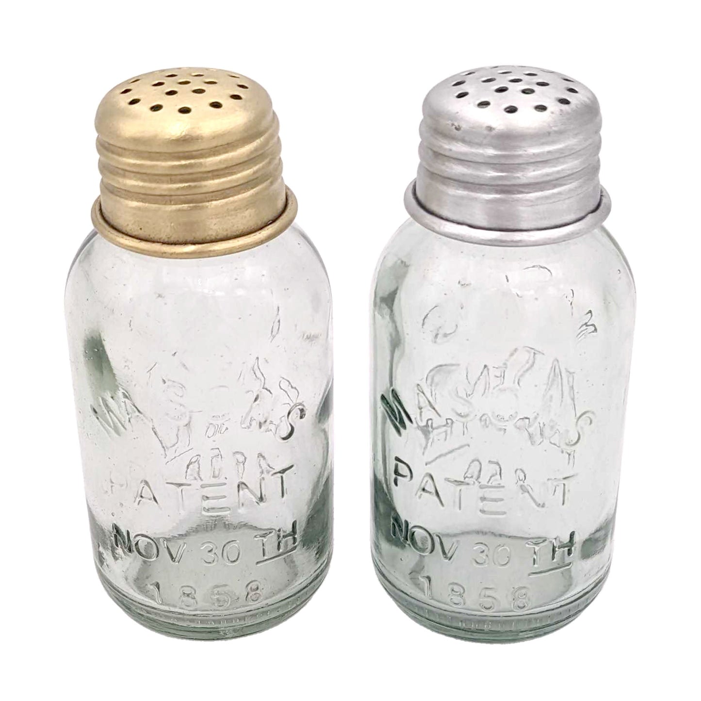 Mini Mason Jar Salt & Pepper Shakers