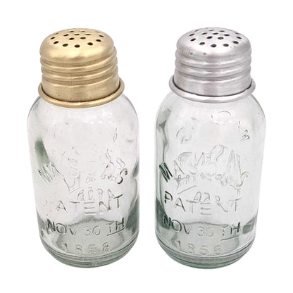 Mini Mason Jar Salt & Pepper Shakers