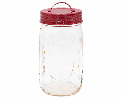 Speckled Enameled Handle/Canister Lids