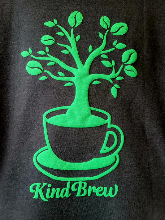 Kind Brew “Plant Trees, Drink Coffee” T-Shirt – Every Shirt Plants 2 Trees | Adult & Youth Sizes