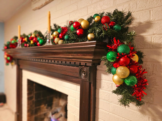 Large Gorgeous Traditional Holiday Garland