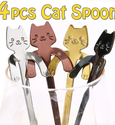 Cute Cat Coffee Spoon